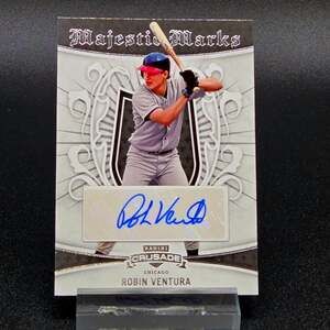 Robin Ventura 2024 Crusade Majestic Marks Auto Chicago White Sox Star